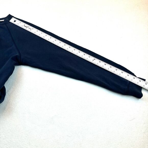 Everlane Navy Blue Cotton Crewneck Sweater Women’s M Read - Picture 10 of 11